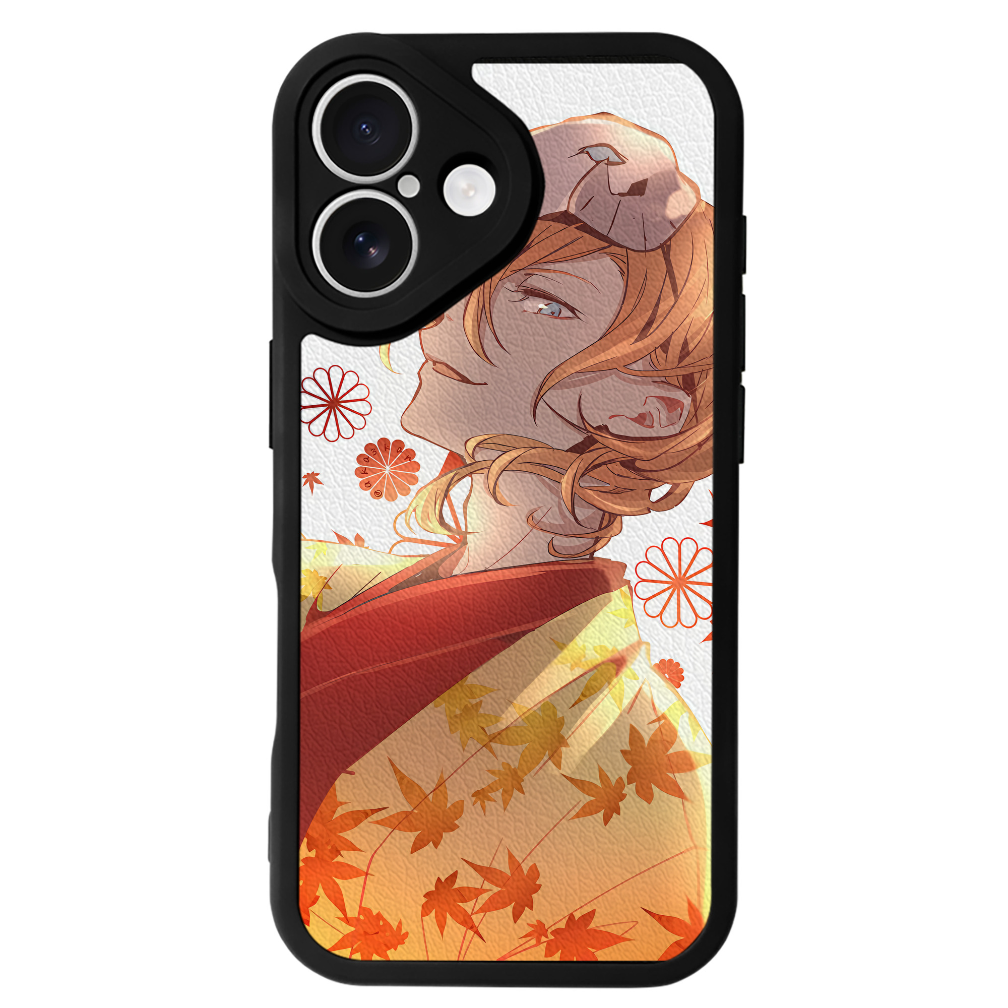 （画像用） 文豪ストレイドッグス Bungo Stray Dogs 【iPhone 16シリーズ対応】シリコンスマホケース（レザー調） 材質：シリコン